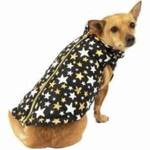 Vibrant life Dog 🐶 Bomber black star jacket ⭐️